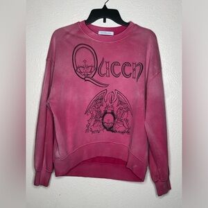 Daydreamer  women’s Queen graphic crew neck long sleeve sweatshirt size XS